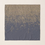 Marine-Blau-Goldfunkelnd Glitzer Ombre Schal<br><div class="desc">Dieses elegante und moderne Marineblau und funkelnd ombre Glitter des Imitats ist für die trendy und stilvolle Frau perfekt. Sein moderner und schicker Druck ist für viele Geschenke und Gelegenheiten groß. Genießen Sie diesen abstrakten und fabelhaften Entwurf für Ihren folgenden Kauf; für selbst,  Ihre Freunde oder Ihre Familie.</div>