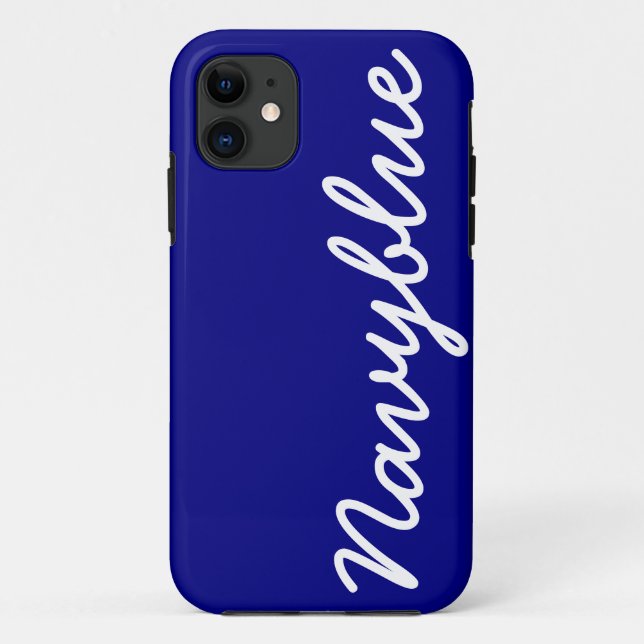 Marine-Blau-kundengerechter Abdeckung iPhone 5 Case-Mate iPhone Hülle (Rückseite)