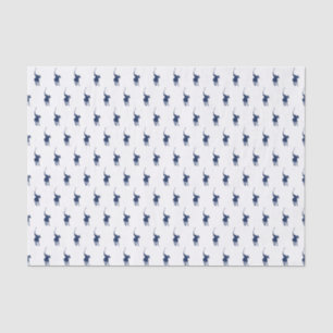 Marine-Blau-Polo-Spieler Seidenpapier