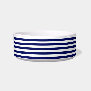 Marine-Blau Striped Napf