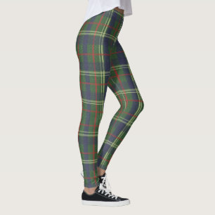 Marine-Blau und Grün Londons kariertes überprüf Leggings