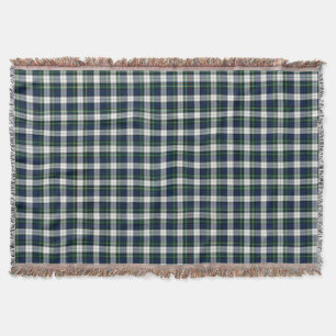 Marine-Blau-und Weiß-Gordon-Clan-formales Kleid Decke