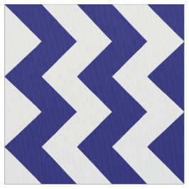 Marine-Blau-und Weiß-Zickzack-geometrisches Gewebe Stoff