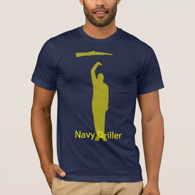 Marine-Bohrer T T-Shirt (Vorderseite)