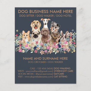 Marine-Braun-Hund-Sitz-Service Pet-Großhandel Flye