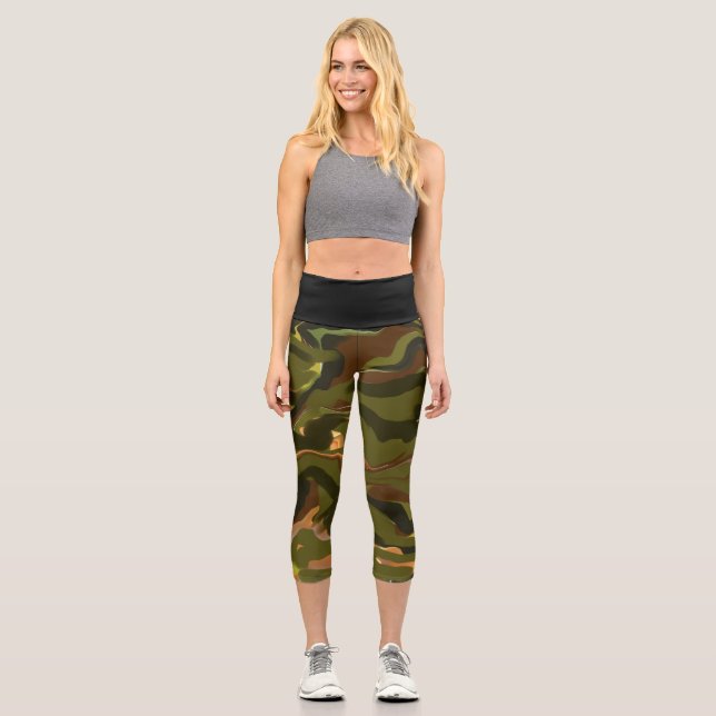 Marine Capri Leggings (Vorderseite)