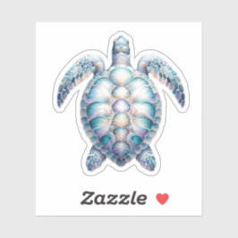 Marine Charm Stickers Sea Turtle Aufkleber