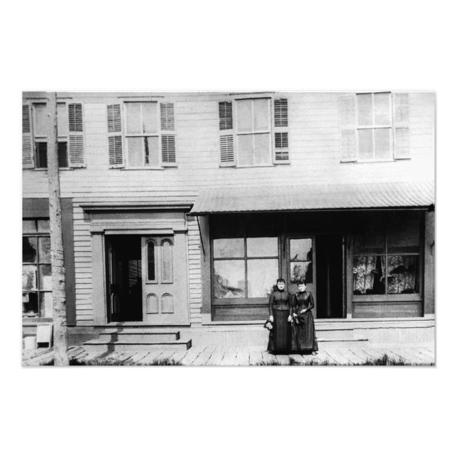 Marine City Hotel in der Water Street Marine City  Fotodruck (Vorne)