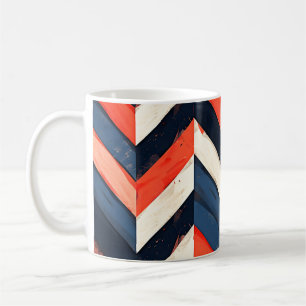 Marine, Coral & Cream Vibes Kaffeetasse