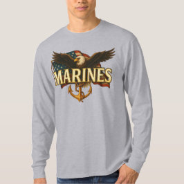 Marine Corps Veteran Logo Emblem T-Shirt
