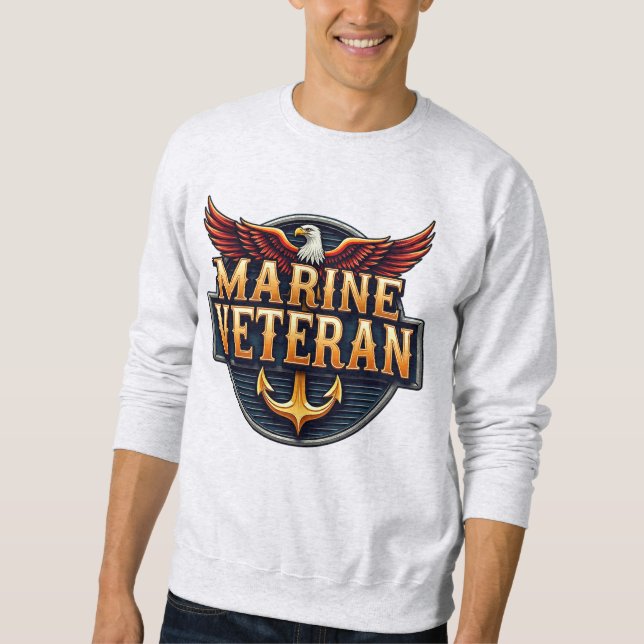 Marine Corps Veteran Sweatshirt (Vorderseite)