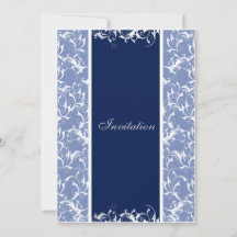 Marine Damask Hochzeit