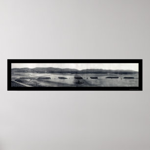 Marine Dress Parade Foto 1911 Poster