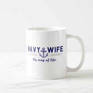 MARINE-EHEFRAU TASSE