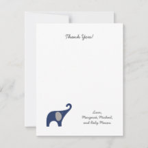 Marine-Elefant-Babyparty danken Ihnen