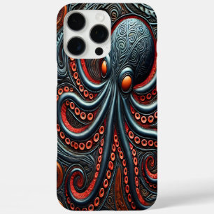 Marine Elegance: Lebhaftes Octopus-Design iPhone 16 Pro Max Hülle
