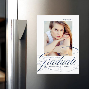 Marine   Eloquence Foto Abschluss Magneteinladung