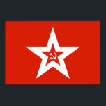 Marine-Flagge der Sowjetunion Poster<br><div class="desc">Erleben Sie den Kalten Krieg mit diesem Poster der Flagge der Sowjetmarine.</div>