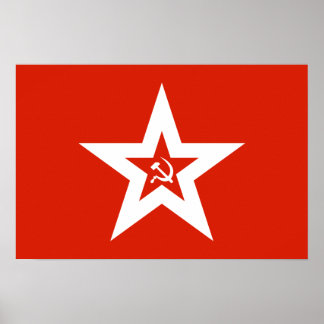 Marine-Flagge der Sowjetunion Poster