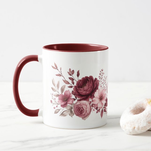 Marine Florale Botanica Tasse (Mit Donut)