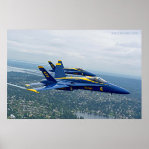 Marine-Flug-Demonstrations-Plakat Poster