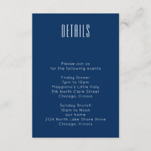 Marine führt Einschließungs-Karten-Bar Mitzvah Begleitkarte