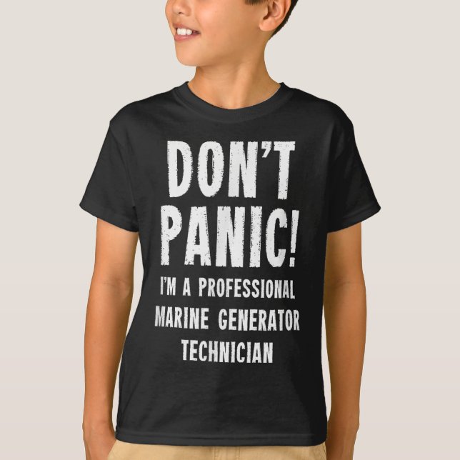 Marine-Generator-Techniker  T-Shirt (Vorderseite)