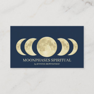 Marine Gold Spiritueller Mond Visitenkarte