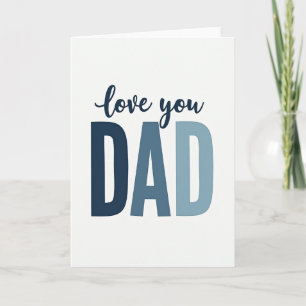Marine Gradient Vater Papa Karte