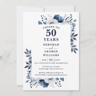 Marine gratuliert zum 50. Hochzeitstag  Einladung