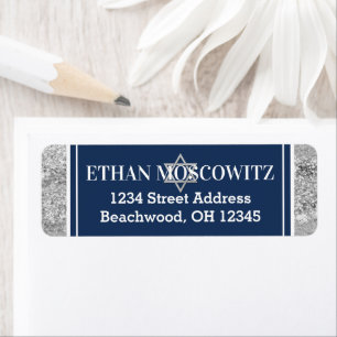 Marine, grau, weißer Star von David Bar Mitzvah