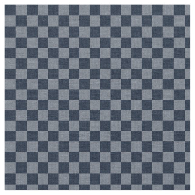 Marine-graue blaue Karos Stoff (Nahaufnahme)
