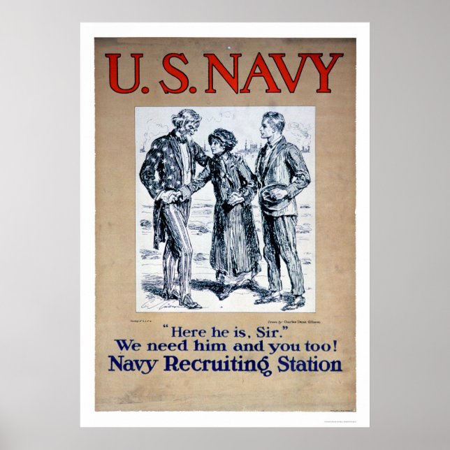 Marine - Hier ist Sir (US02306) Poster (Vorne)