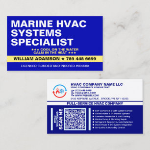 Marine-HVAC-Systeme Spezialist Dienstleistungen    Visitenkarte