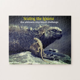 Marine Iguana und Lava Lizard Puzzle