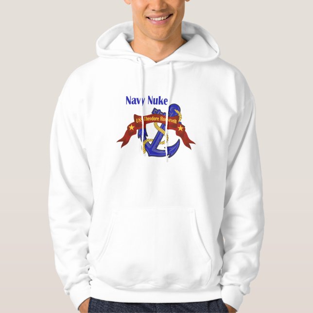 Marine-Kernwaffe ~ USS Theodore Roosevelt Hoodie (Vorderseite)