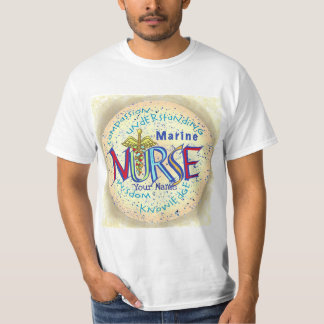 Marine-Krankenschwester-Motto T-Shirt