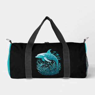 Marine Life Art   Delfin Duffle Bag