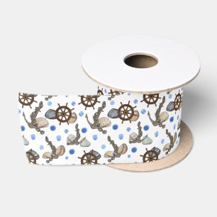 Marine Life Serie Design 35 Satinband