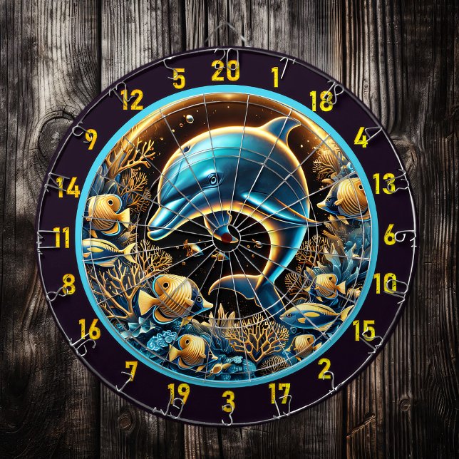 Marine Majestät Dolphin Dartboard Magic Dartscheibe (Von Creator hochgeladen)