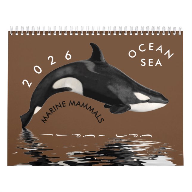 Marine mammals calendar kalender (Titelbild)