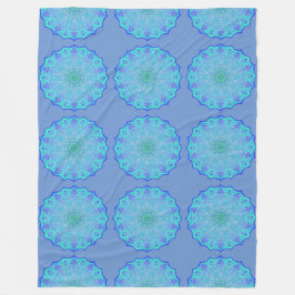 Marine Mandala Fleecedecke