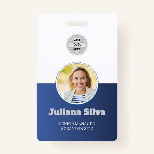 Marine | Mitarbeiter Foto ID Company Security Ausweis (Vorderseite)