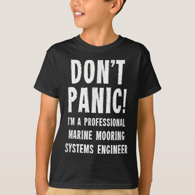 Marine Mooring Systems Engineer  T-Shirt (Vorderseite)