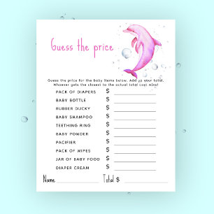 Marine nautische Party Price Guess Game