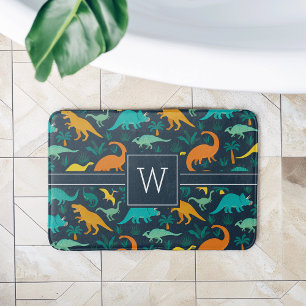 Marine Niedlich farbiges Dinosaurier-Muster Kid Badematte