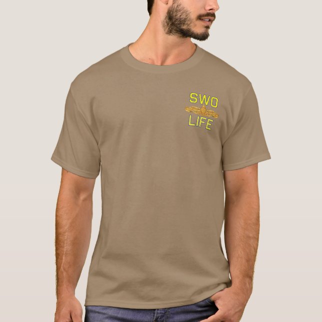 Marine-Oberflächenkriegsführungs-Offizier- (SWO)T T-Shirt (Vorderseite)