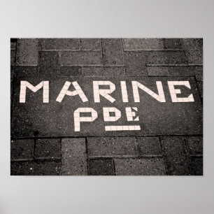 Marine Parade, Napier, Neuseeland Poster