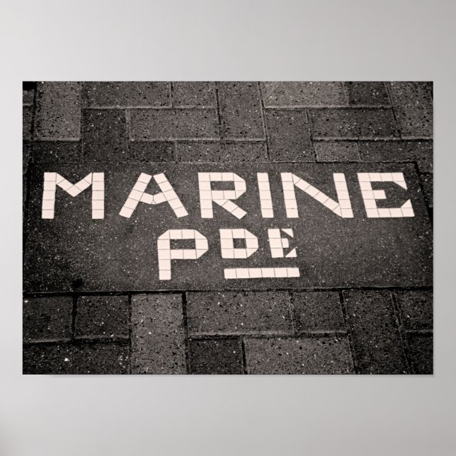 Marine Parade, Napier, Neuseeland Poster (Vorne)