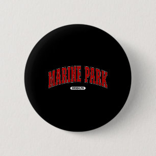 Marine Park Brooklyn Souvenir Stolz Verliebter Mar Button